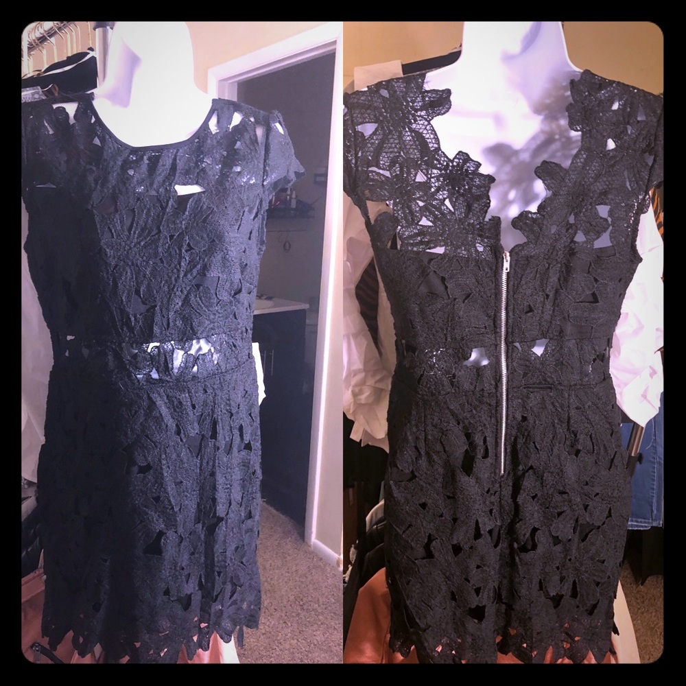 Black Lace Cocktail dress